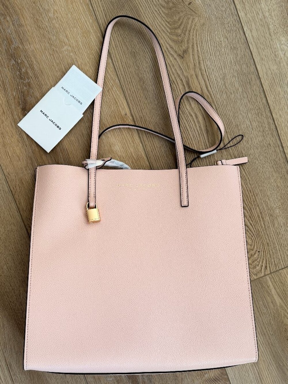 MARC JACOB NEW YORK The Grind Tote Peach Whip NWT